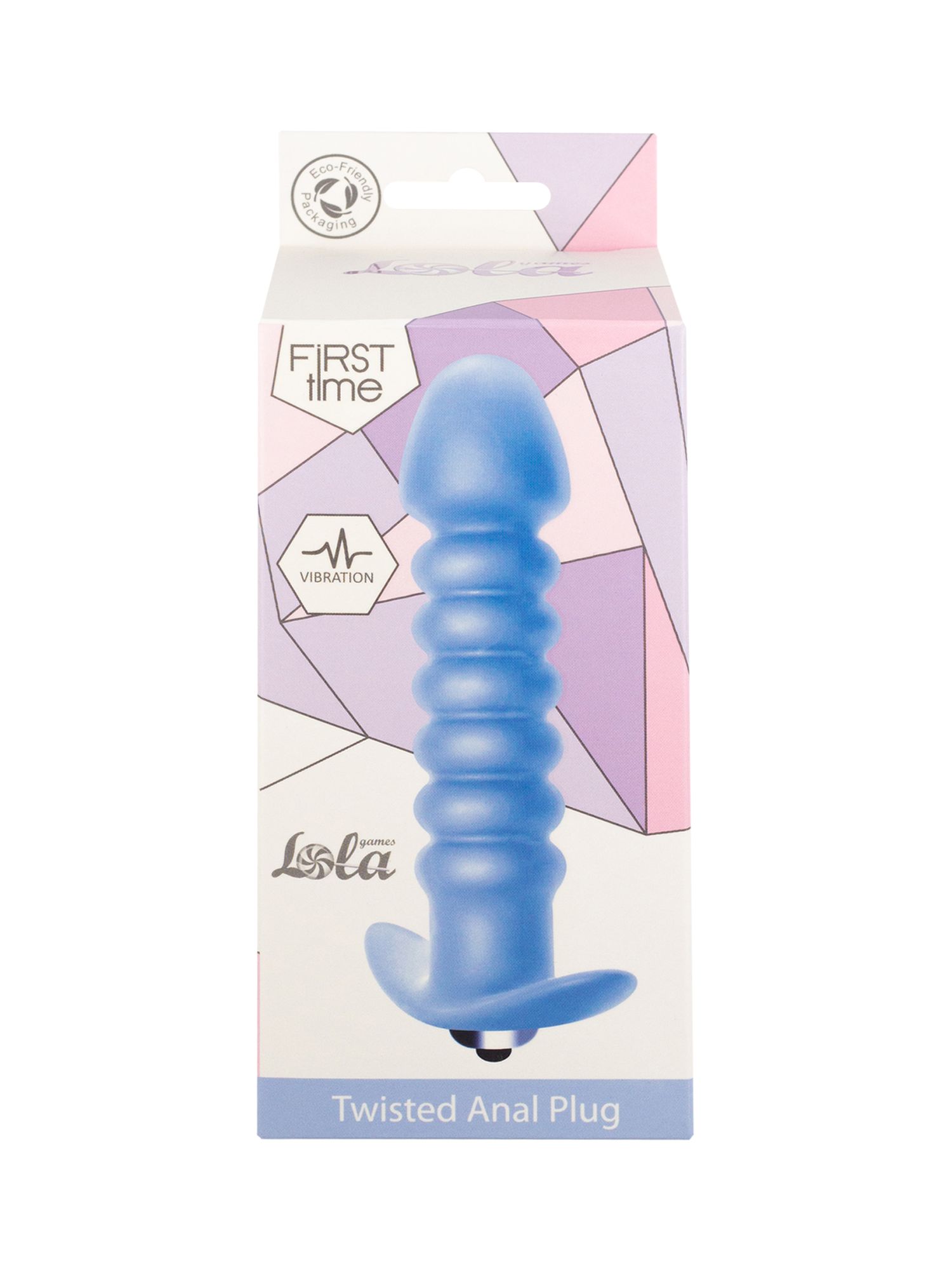 анальная пробка с вибрацией twisted anal plug blue (батарейки ааа) 5007-02lola в Севастополе